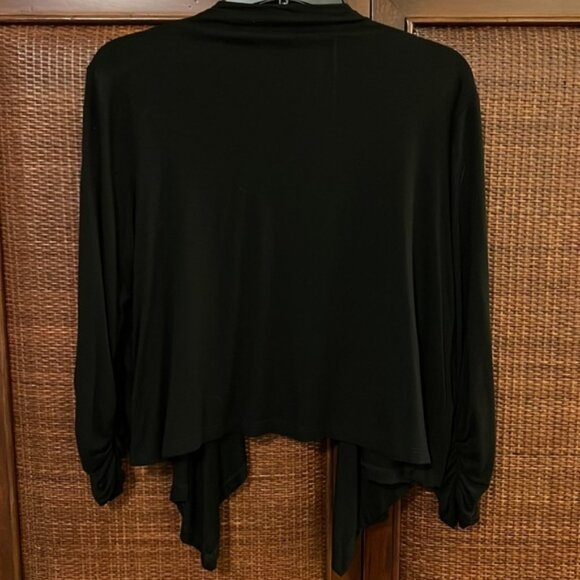 KAREN KANE SHORT BLACK SWEATER - SIZE XL - EXCELLENT CONDITION - Picture 2 of 4